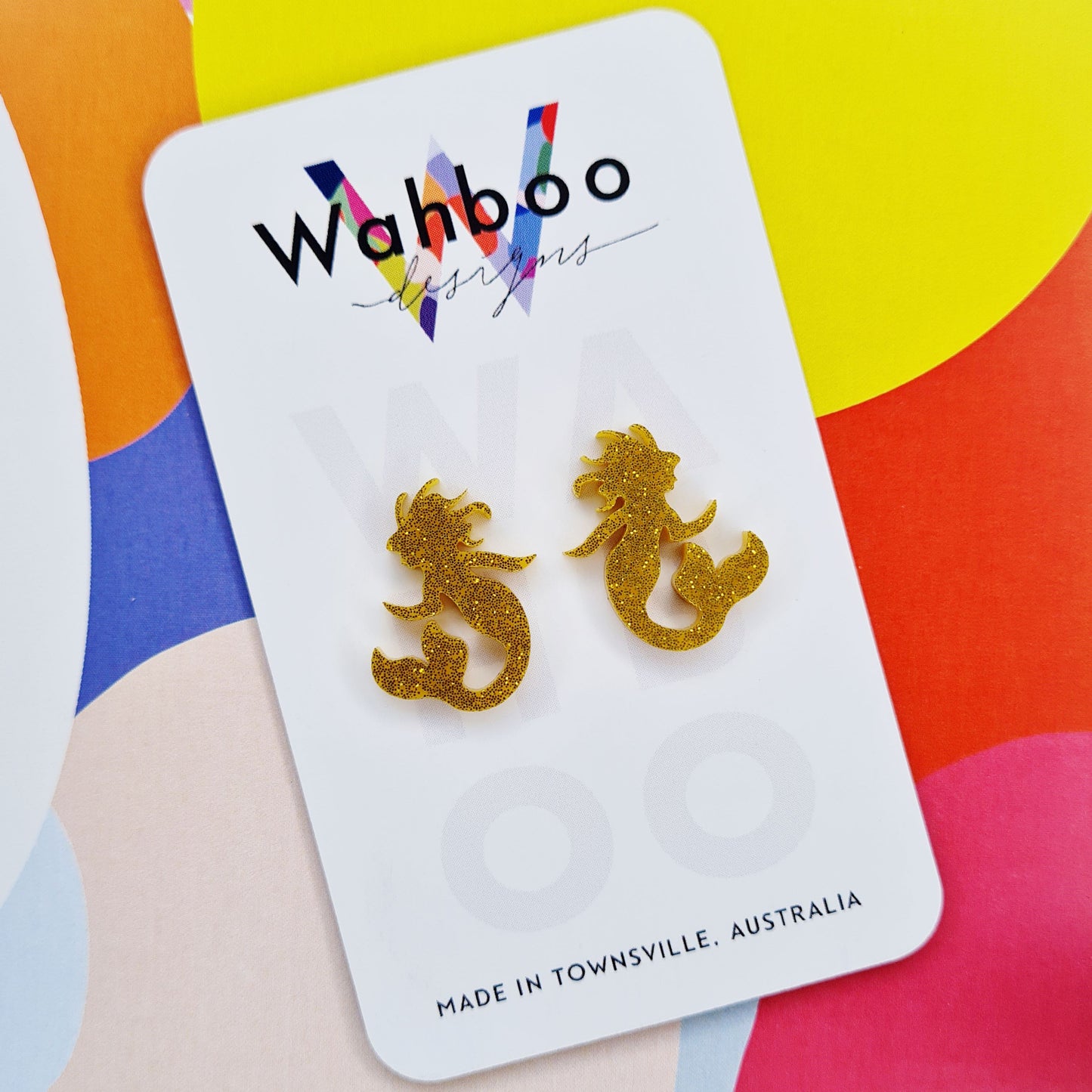 Mermaid Stud Earrings