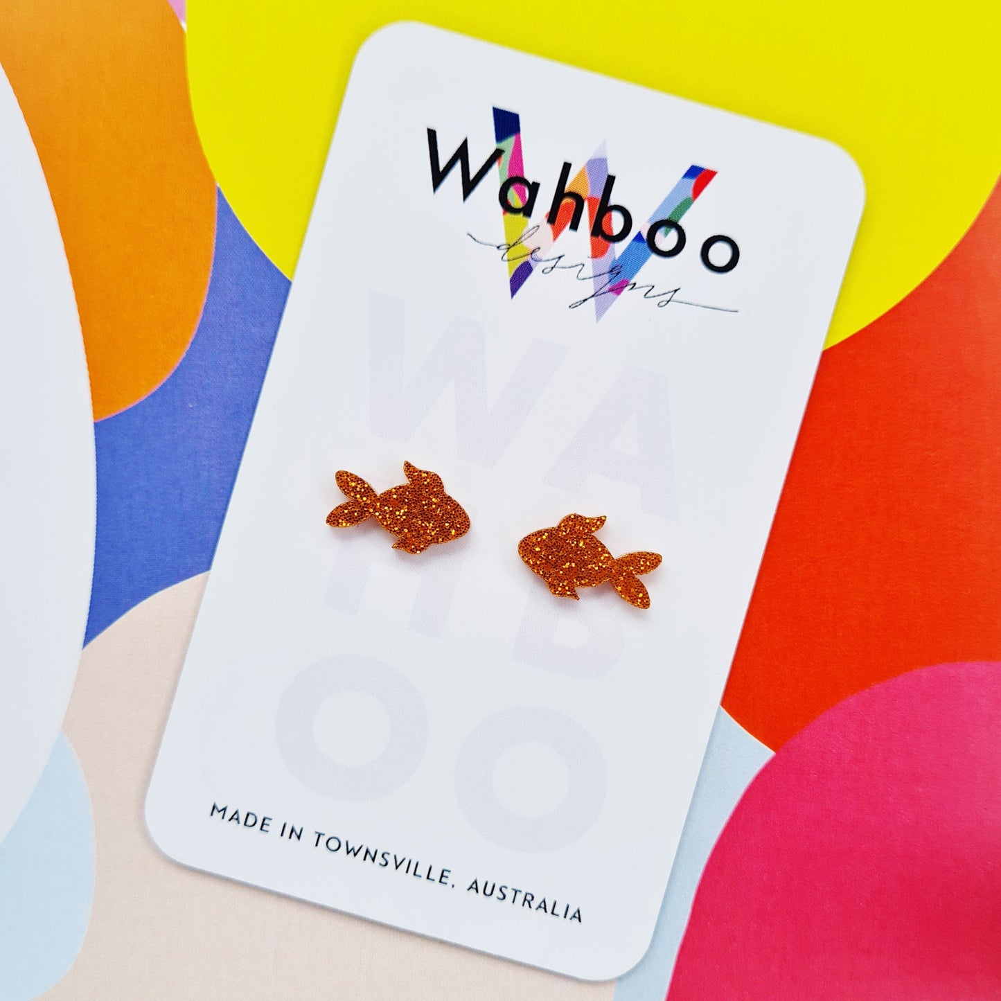 Goldfish Stud Earrings