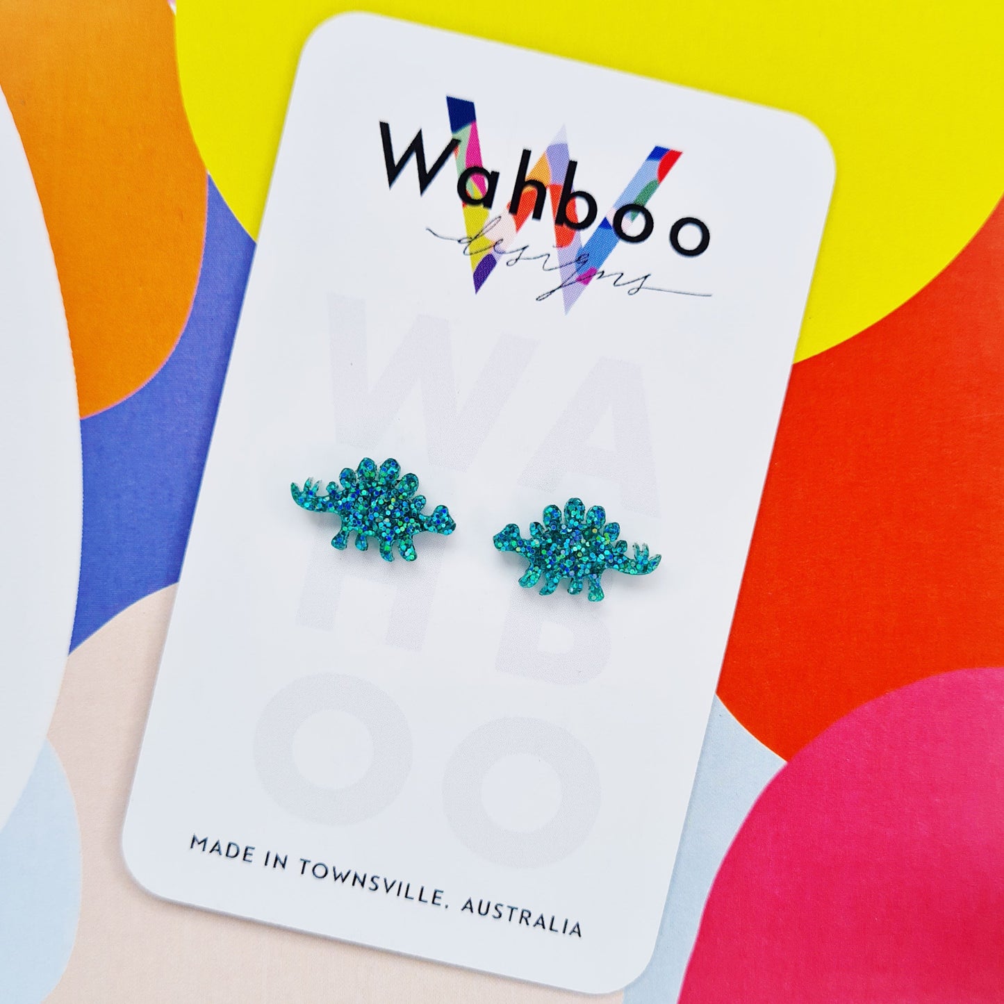 Stegosaurus Stud Earrings