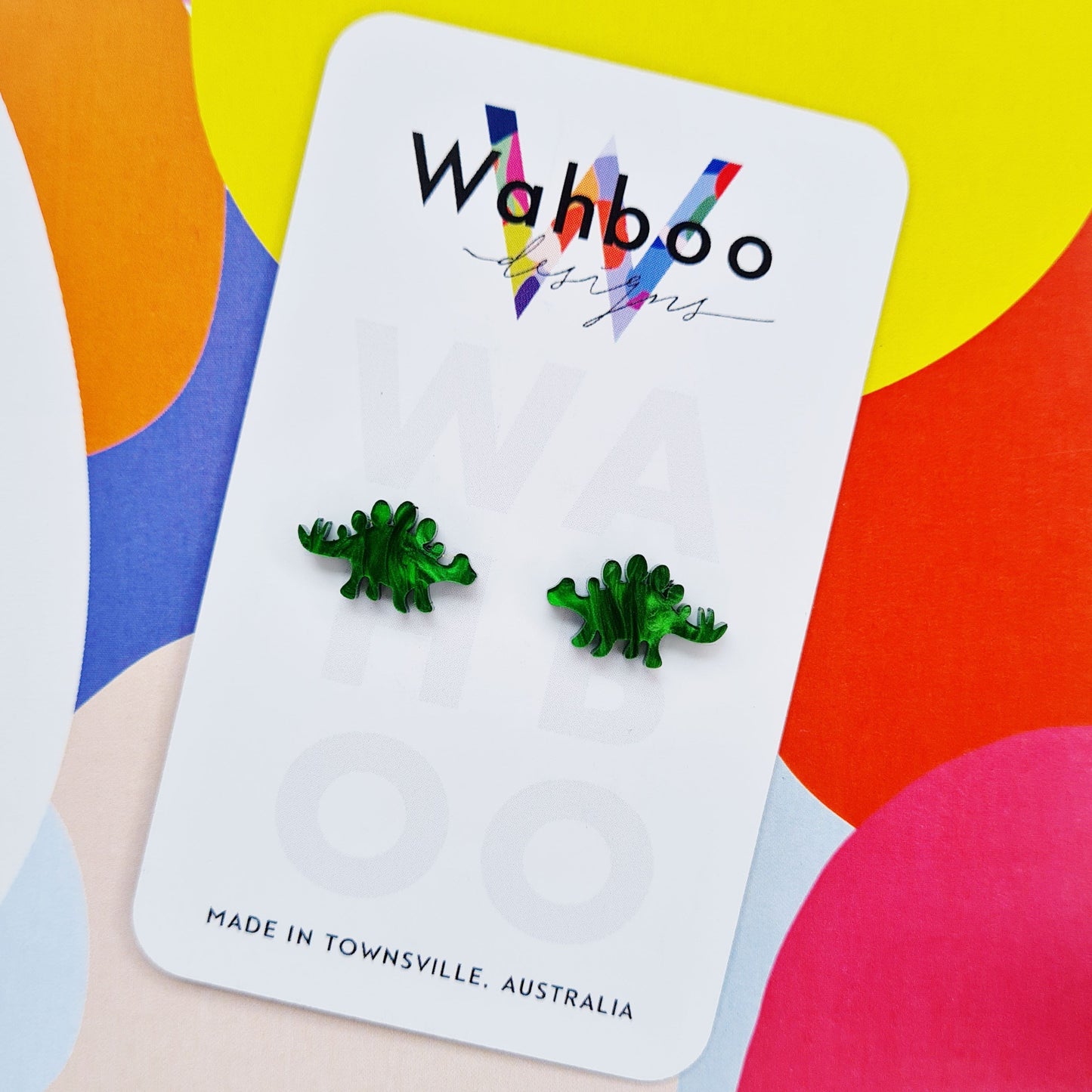 Stegosaurus Stud Earrings