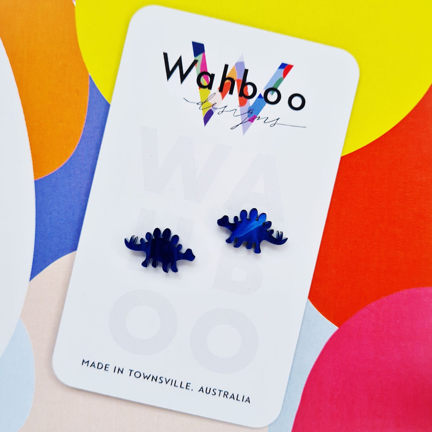 Stegosaurus Stud Earrings