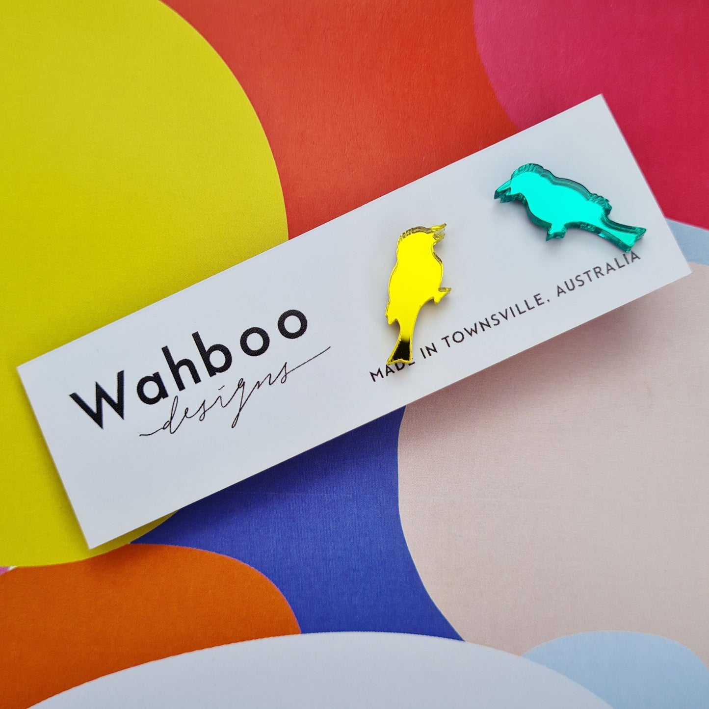 Kookaburra Stud Earrings