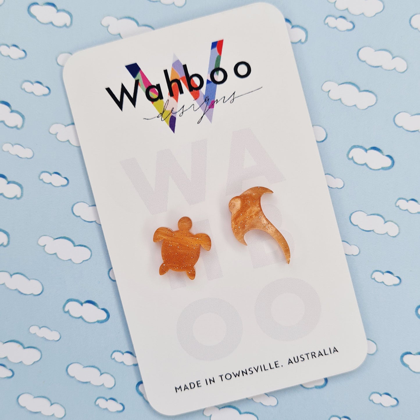 Sting Ray Stud Earrings