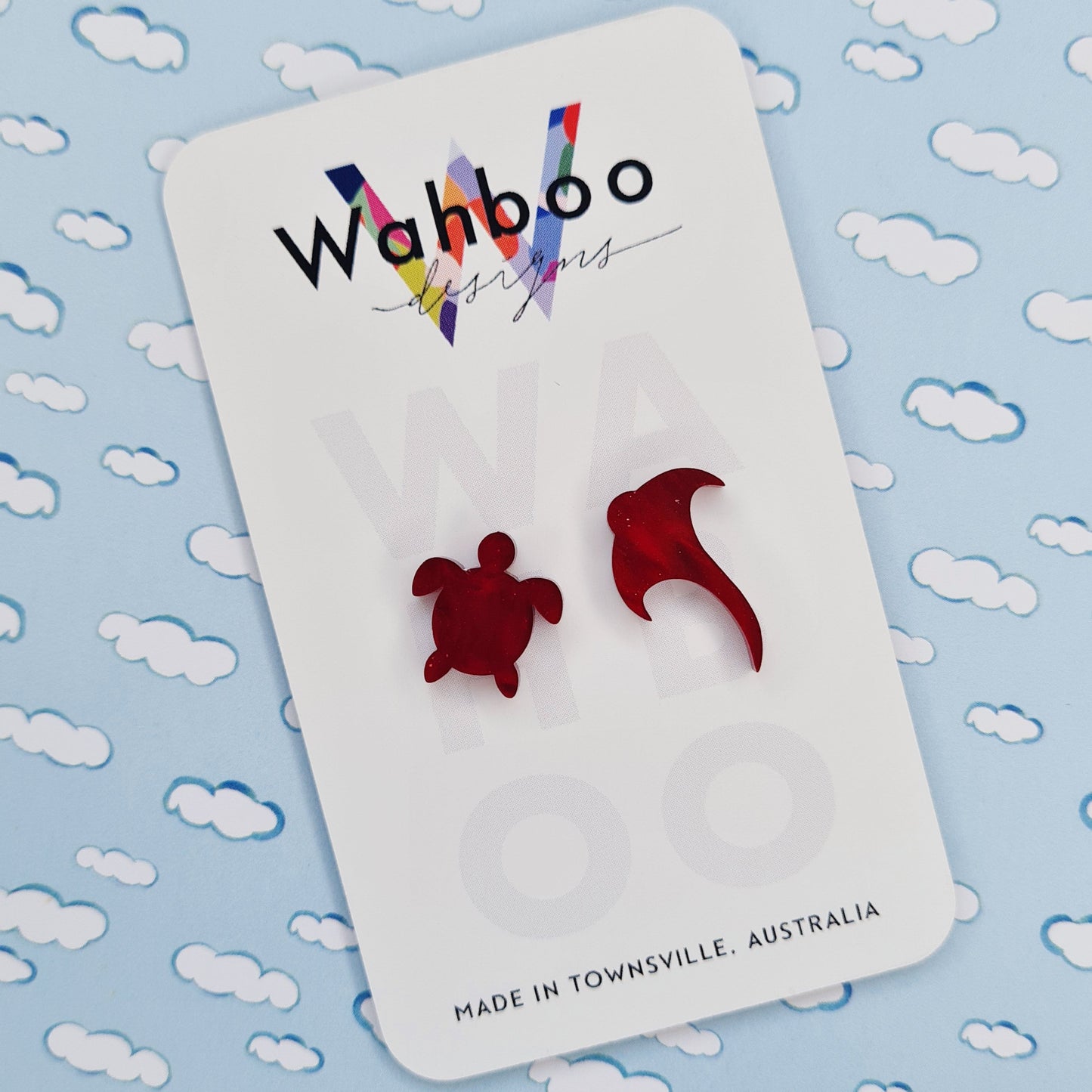 Sting Ray Stud Earrings