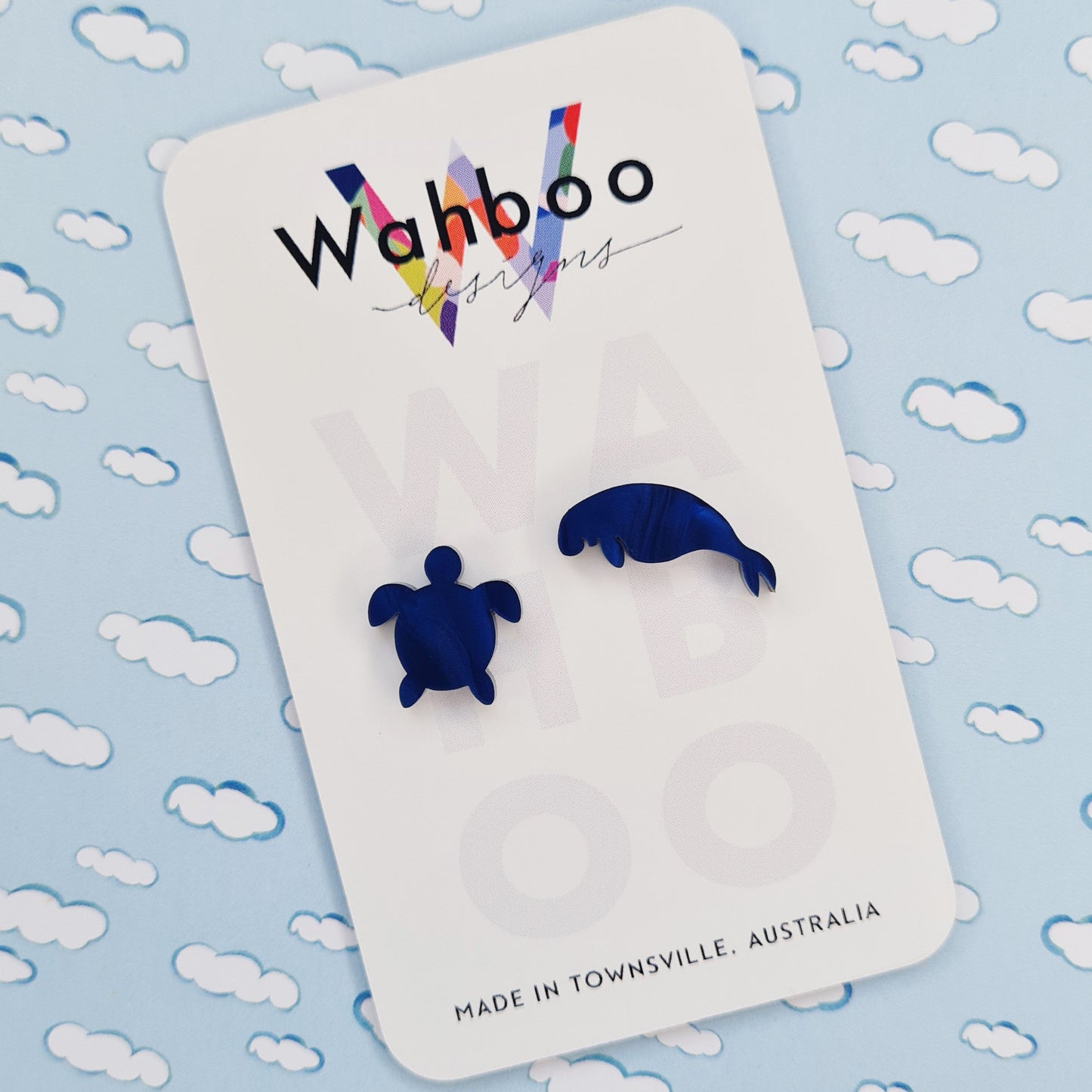Dugong Stud Earrings