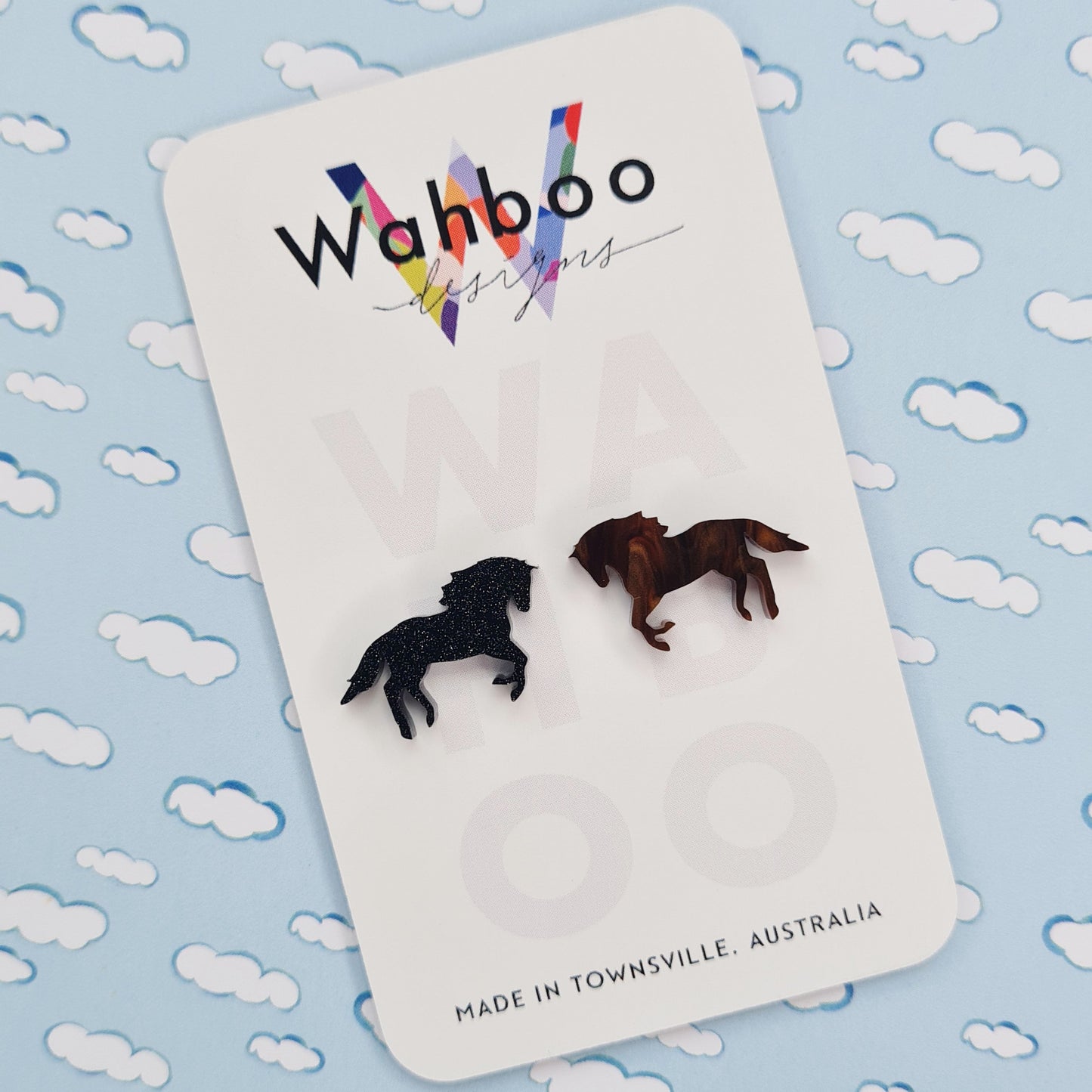 Horse Stud Earrings