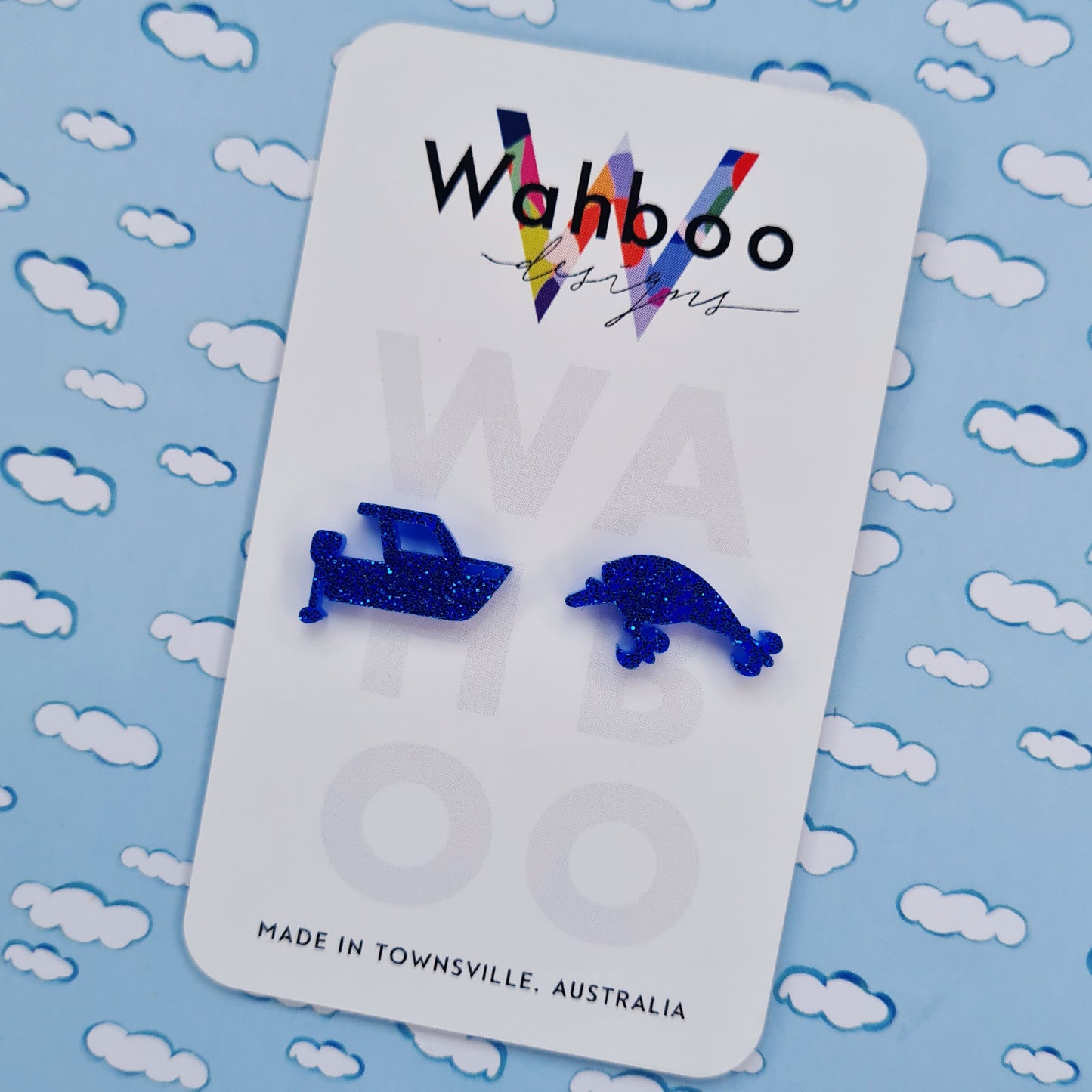 Fishing Boat Stud Earrings