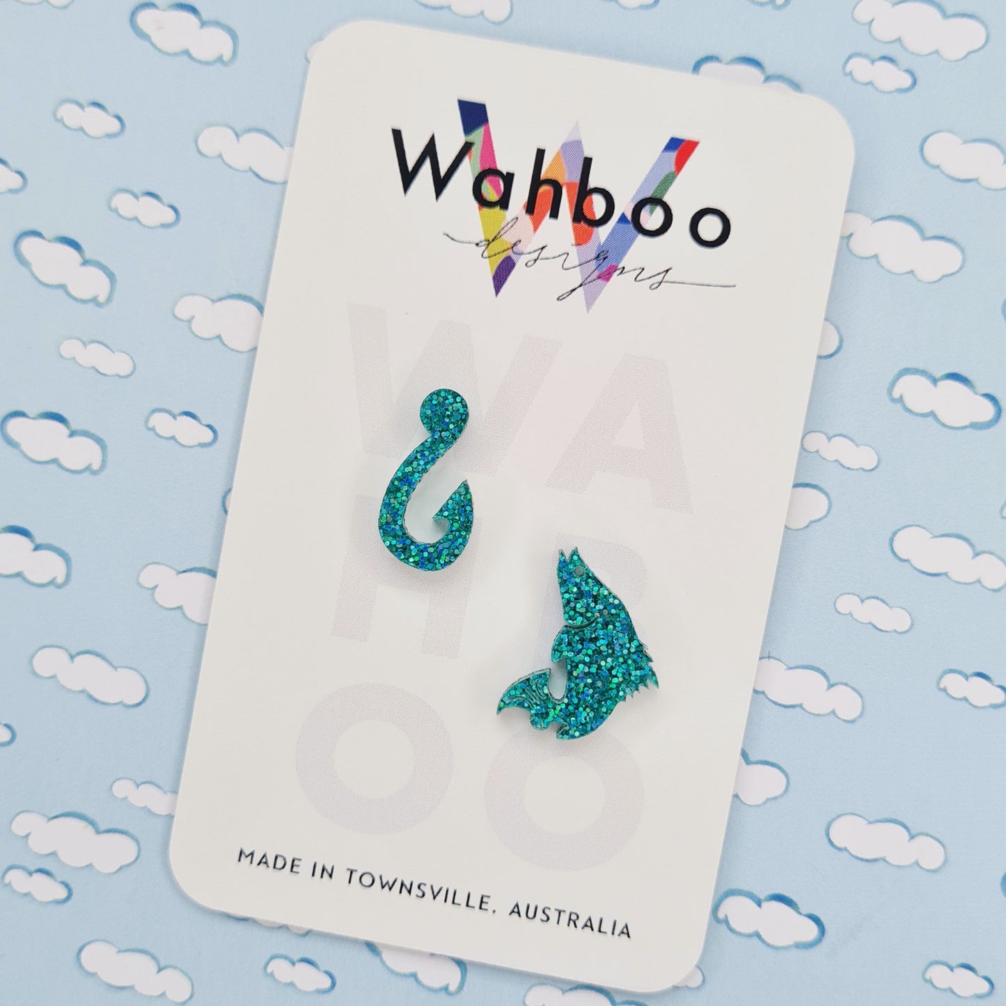 Fishing Hook Stud Earrings