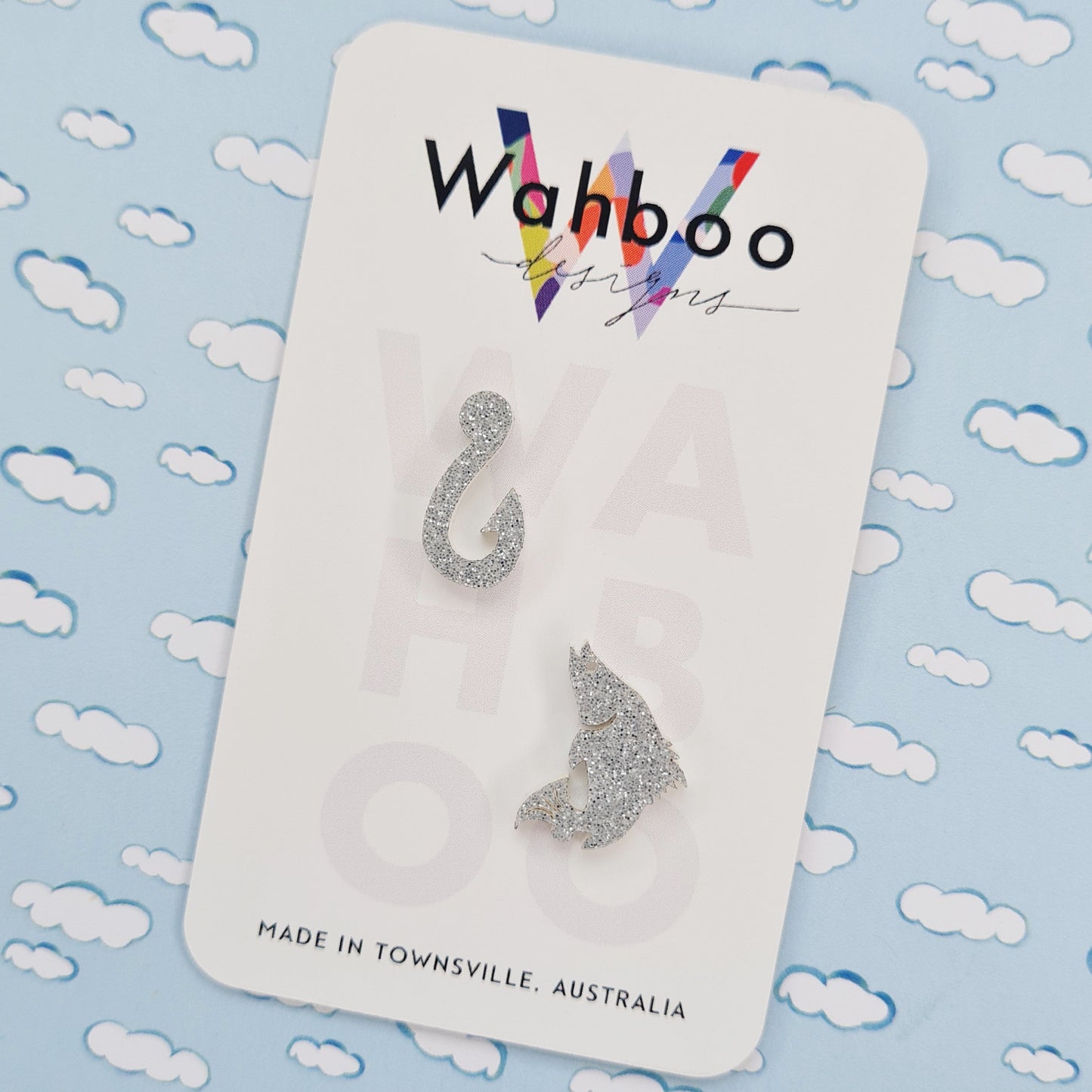 Fishing Hook Stud Earrings