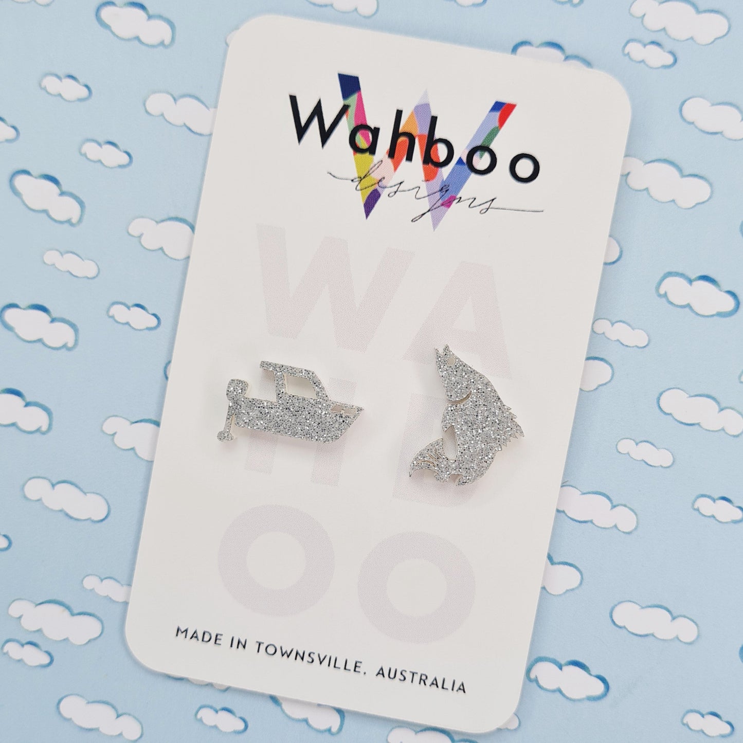Fishing Boat Stud Earrings