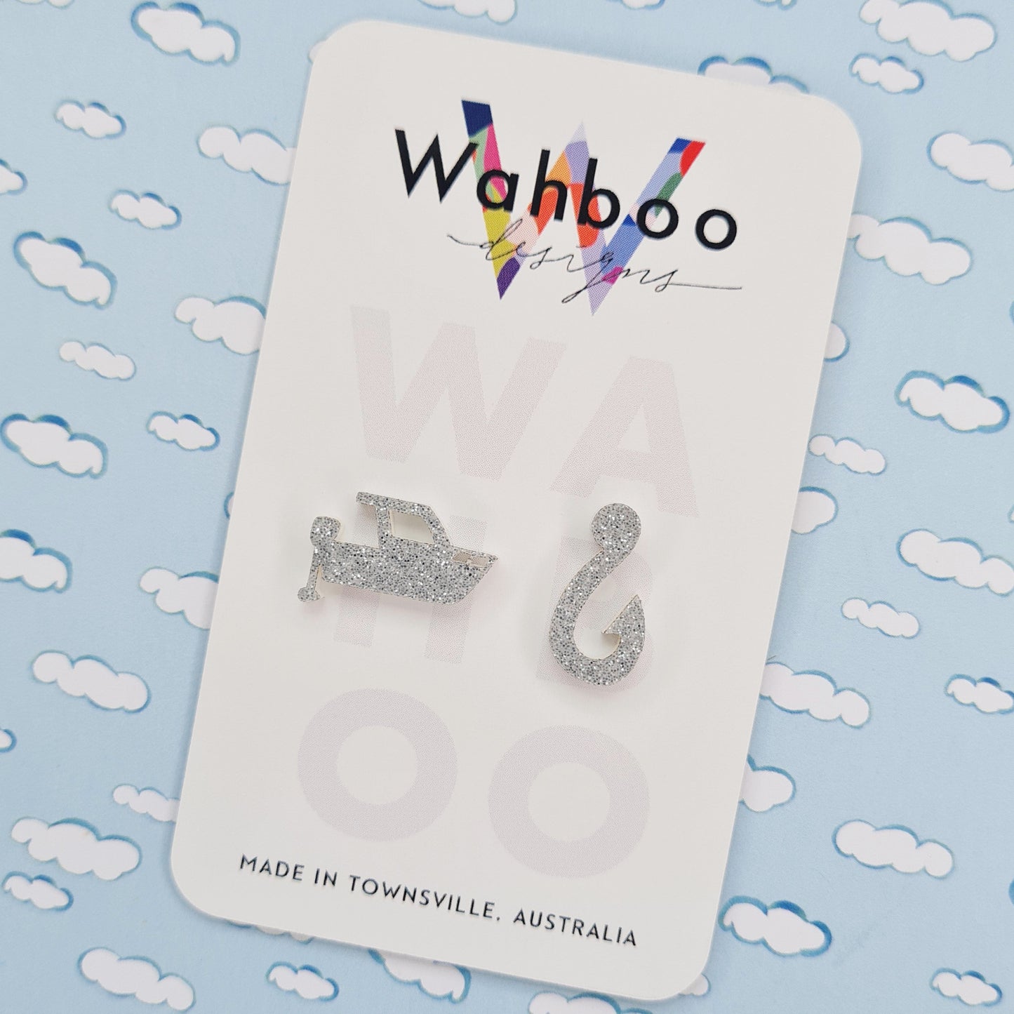 Fishing Boat Stud Earrings