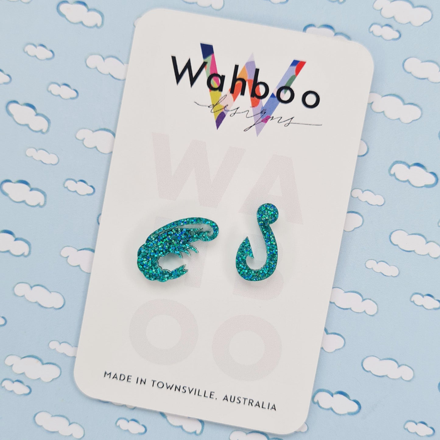 Fishing Hook Stud Earrings