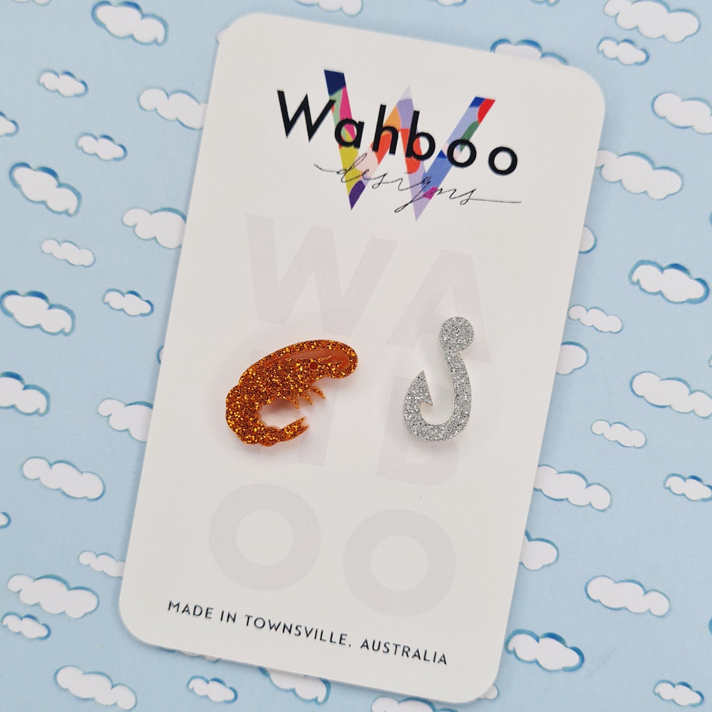 Fishing Hook Stud Earrings