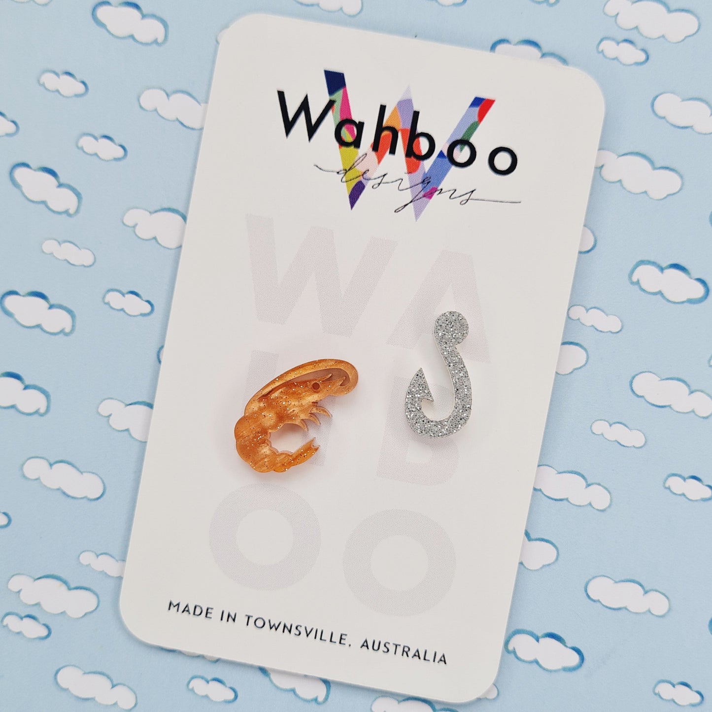 Fishing Hook Stud Earrings