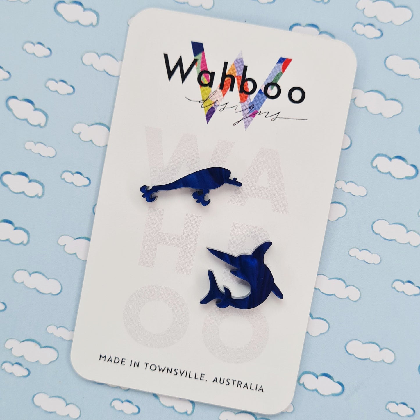 Marlin Stud Earrings