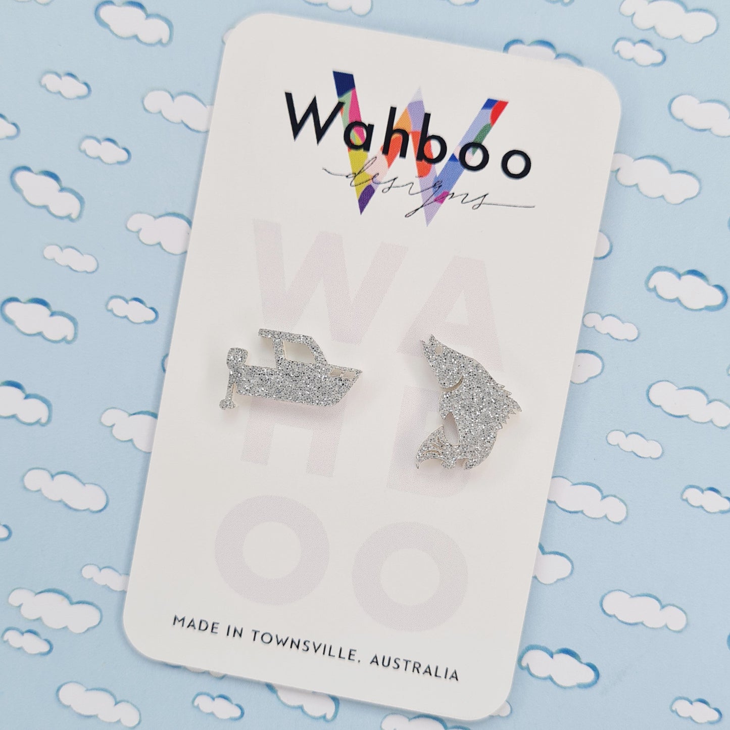 Fishing Boat Stud Earrings