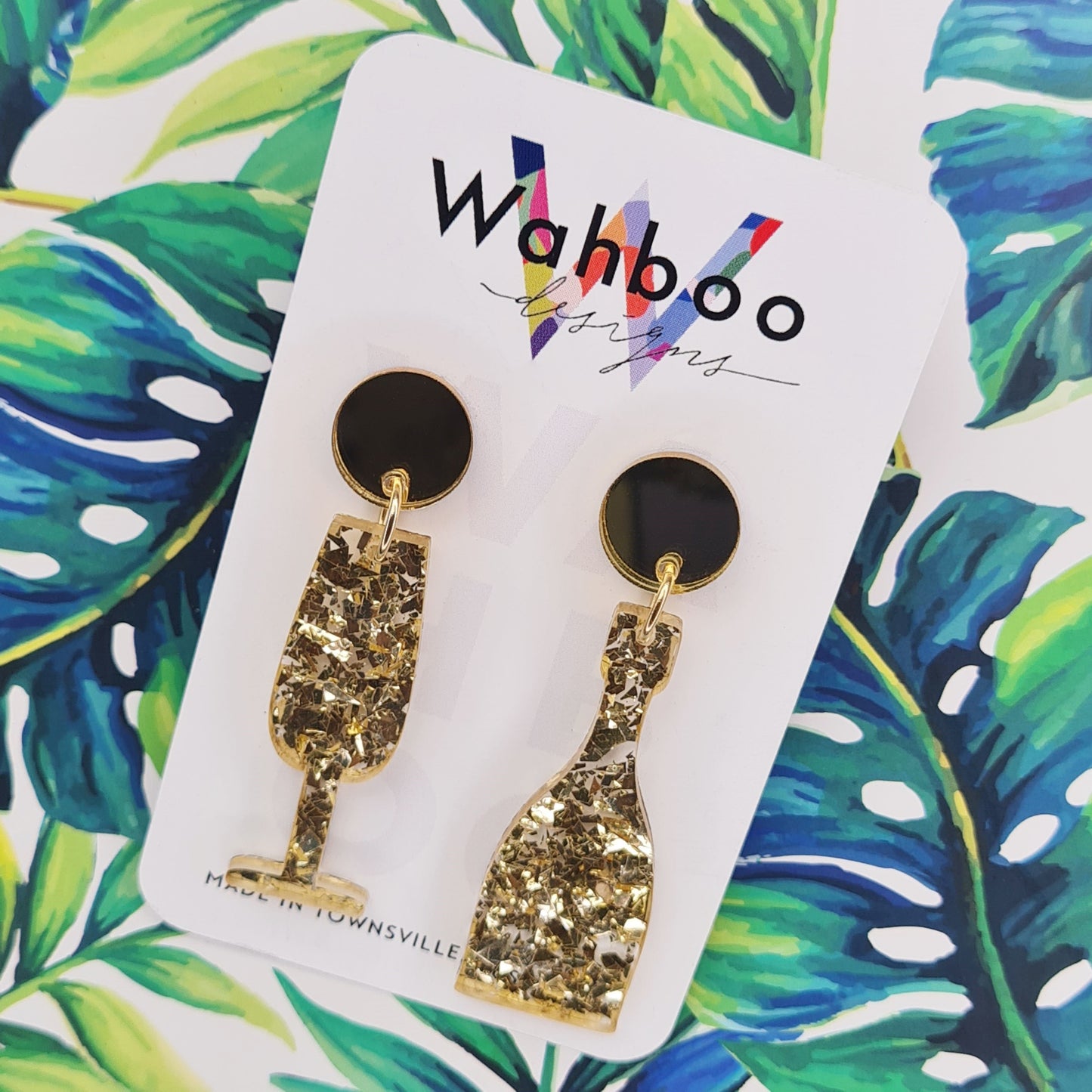 Champagne Dangle Earrings