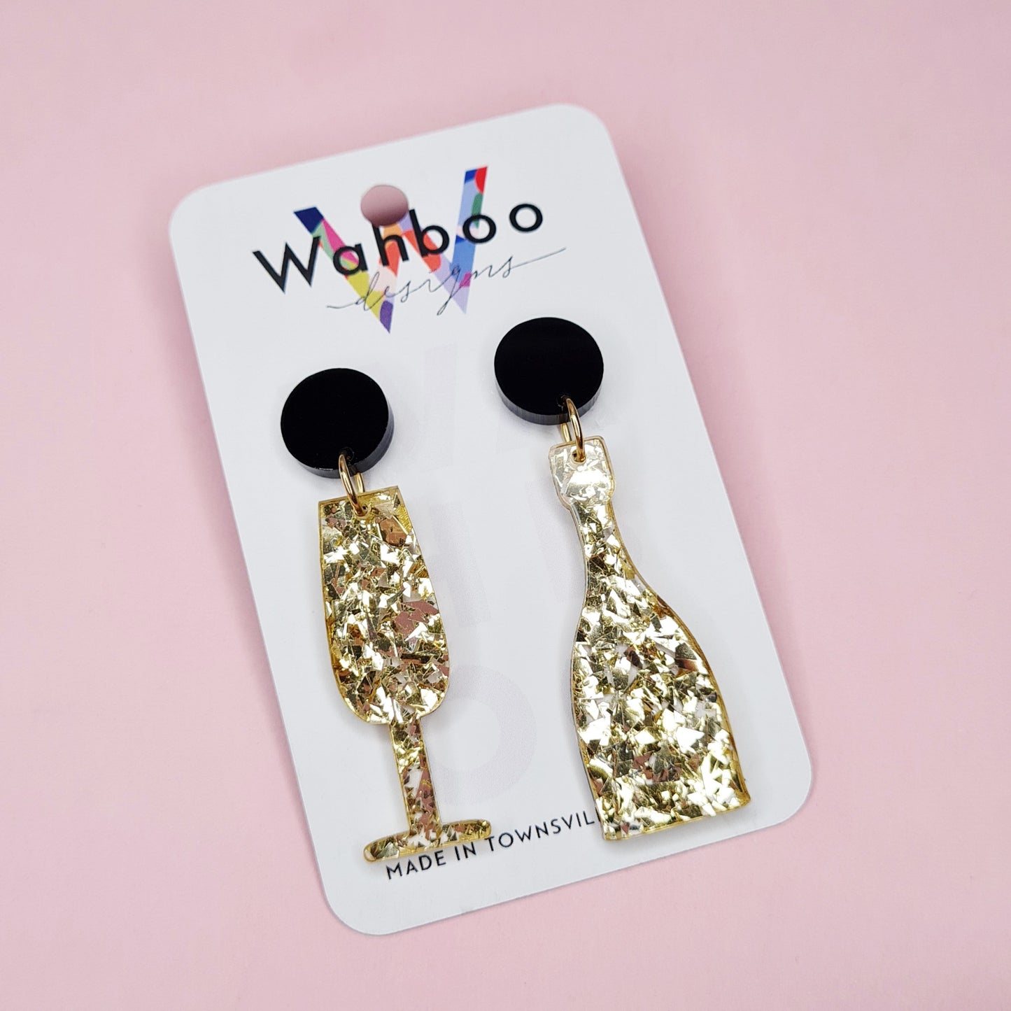 Champagne Dangle Earrings