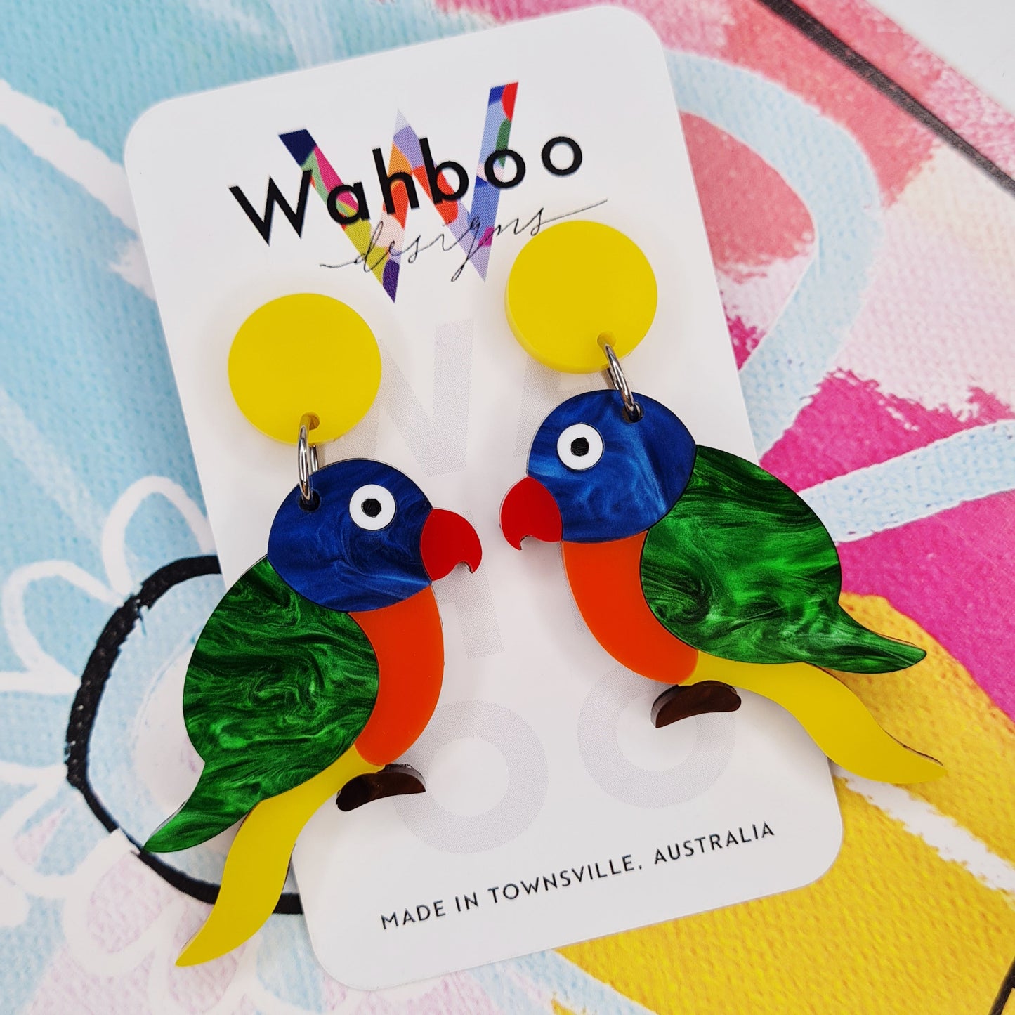 Lorikeet Dangle Earrings