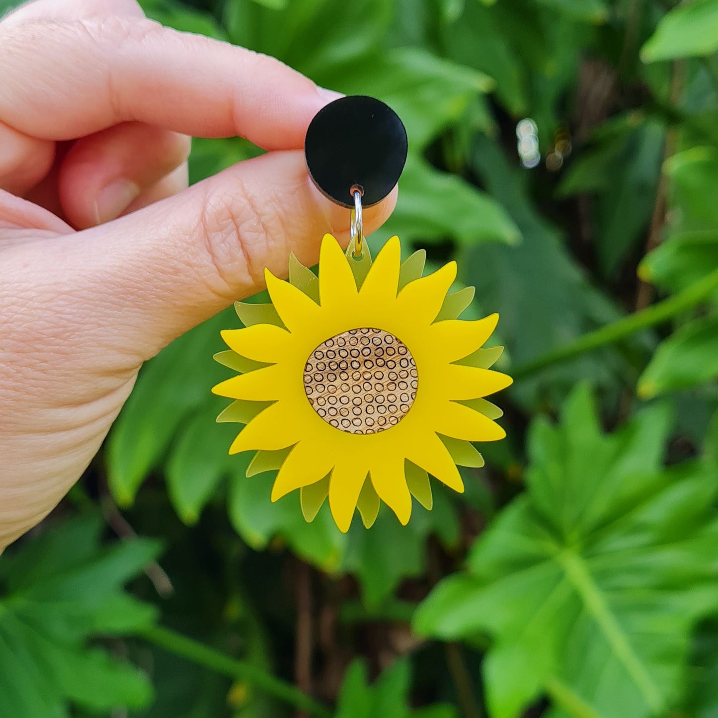 Sunflower Dangle Earrings