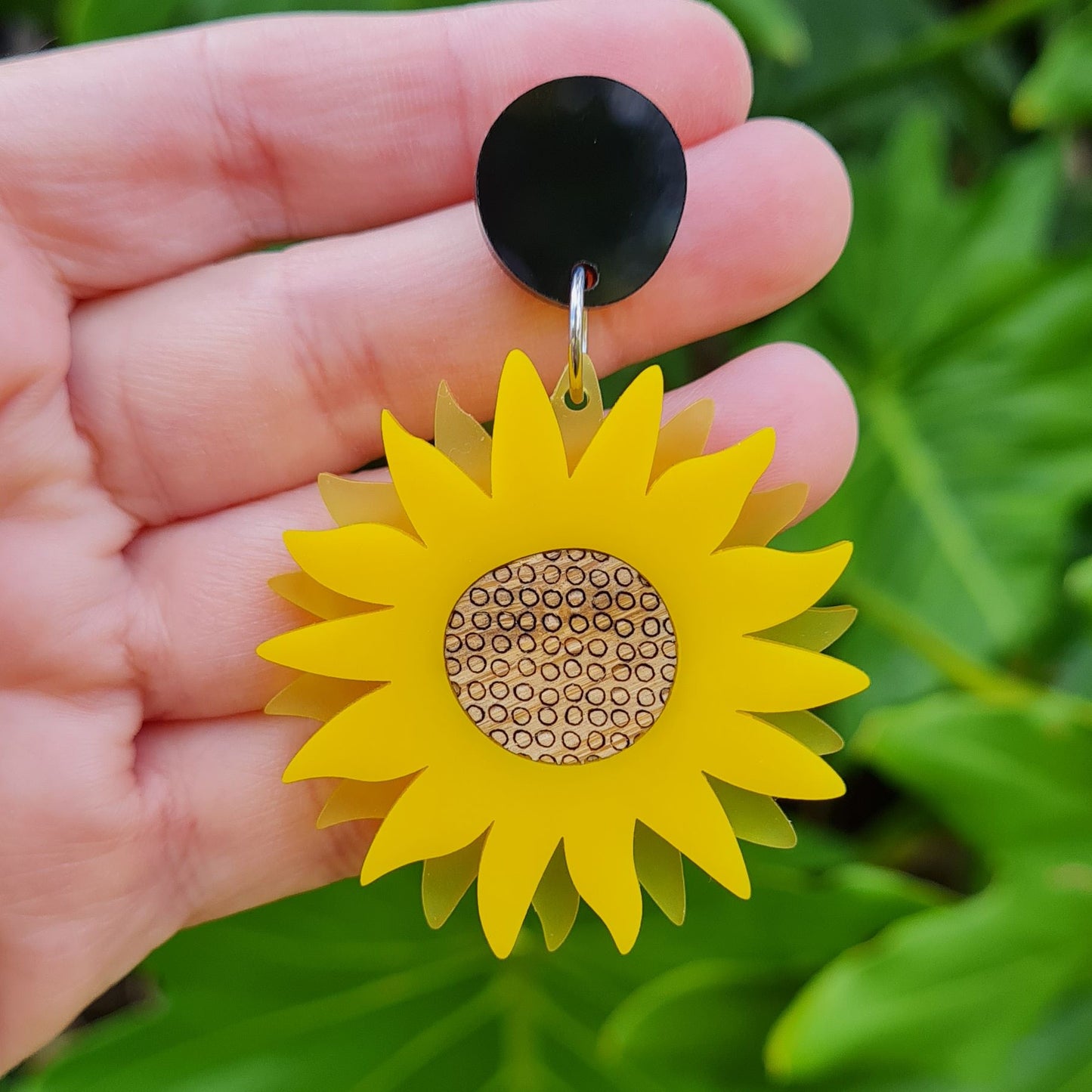 Sunflower Dangle Earrings