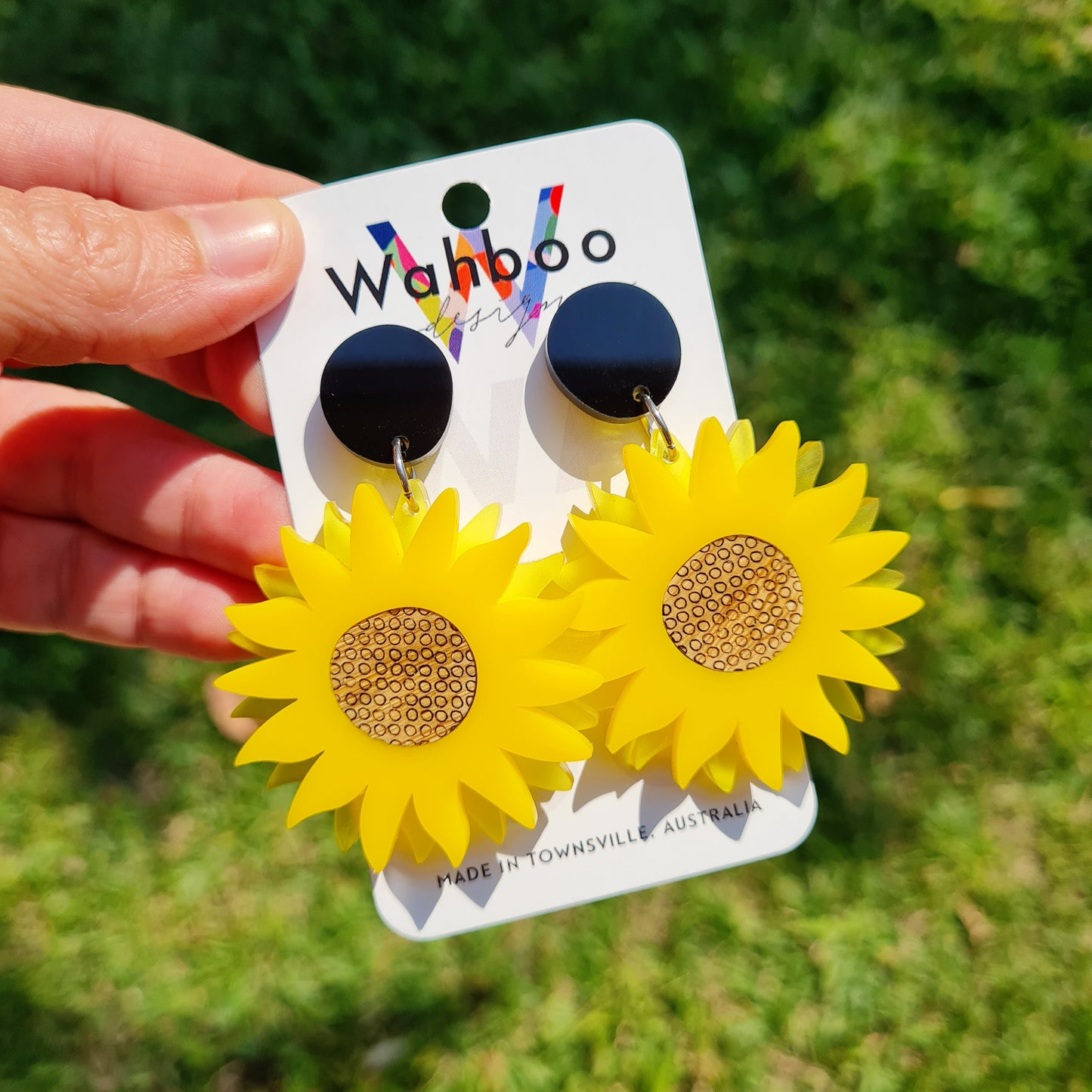 Sunflower Dangle Earrings