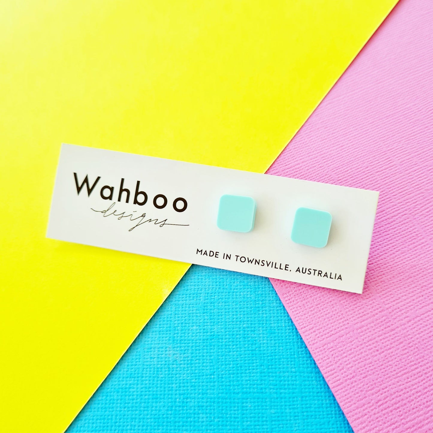 Pastel Blue Collection Stud Earrings