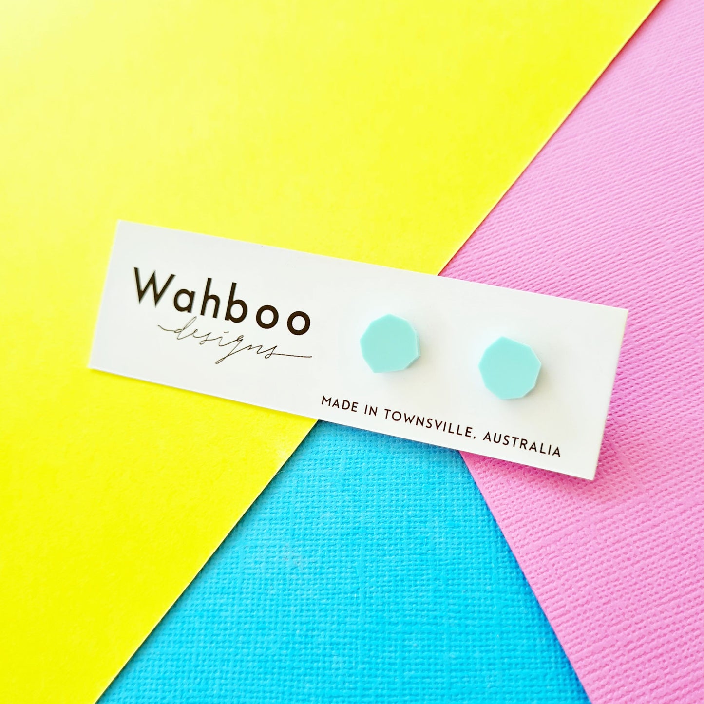 Pastel Blue Collection Stud Earrings