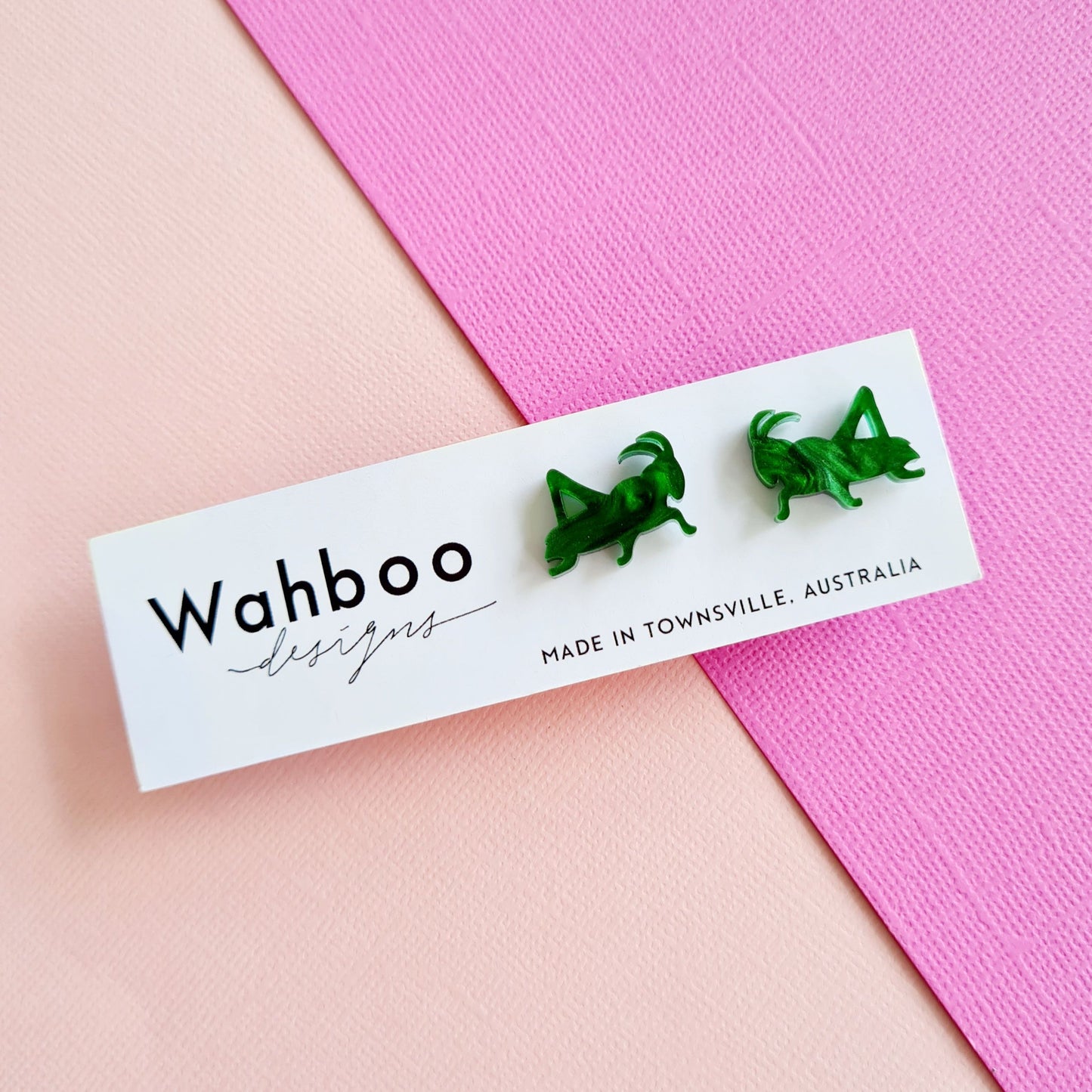 Grasshopper Stud Earrings