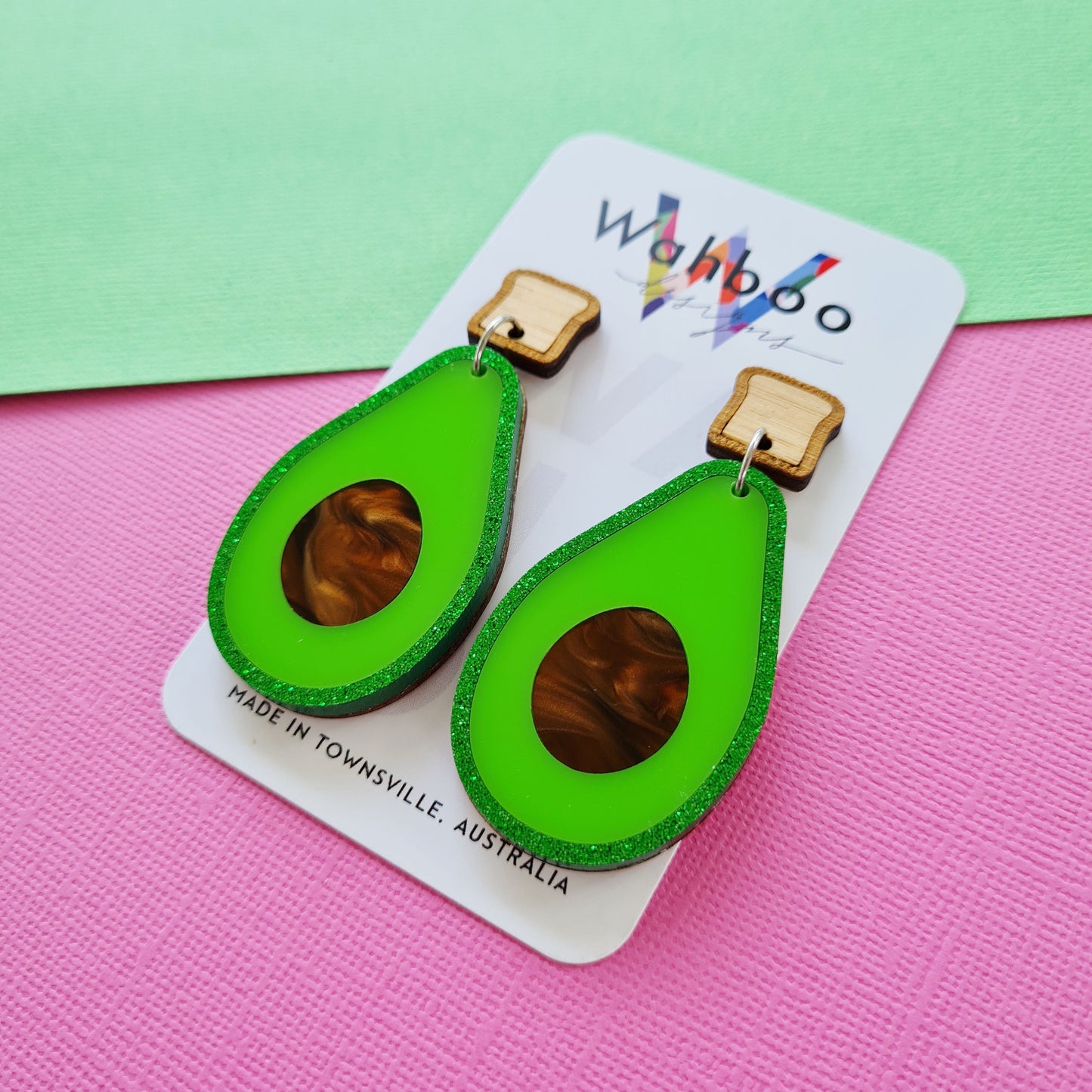 Avo on Toast Dangle Earrings