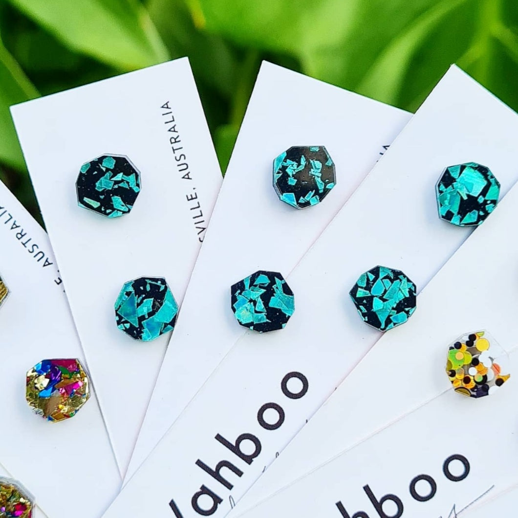 Gem Stud Earrings