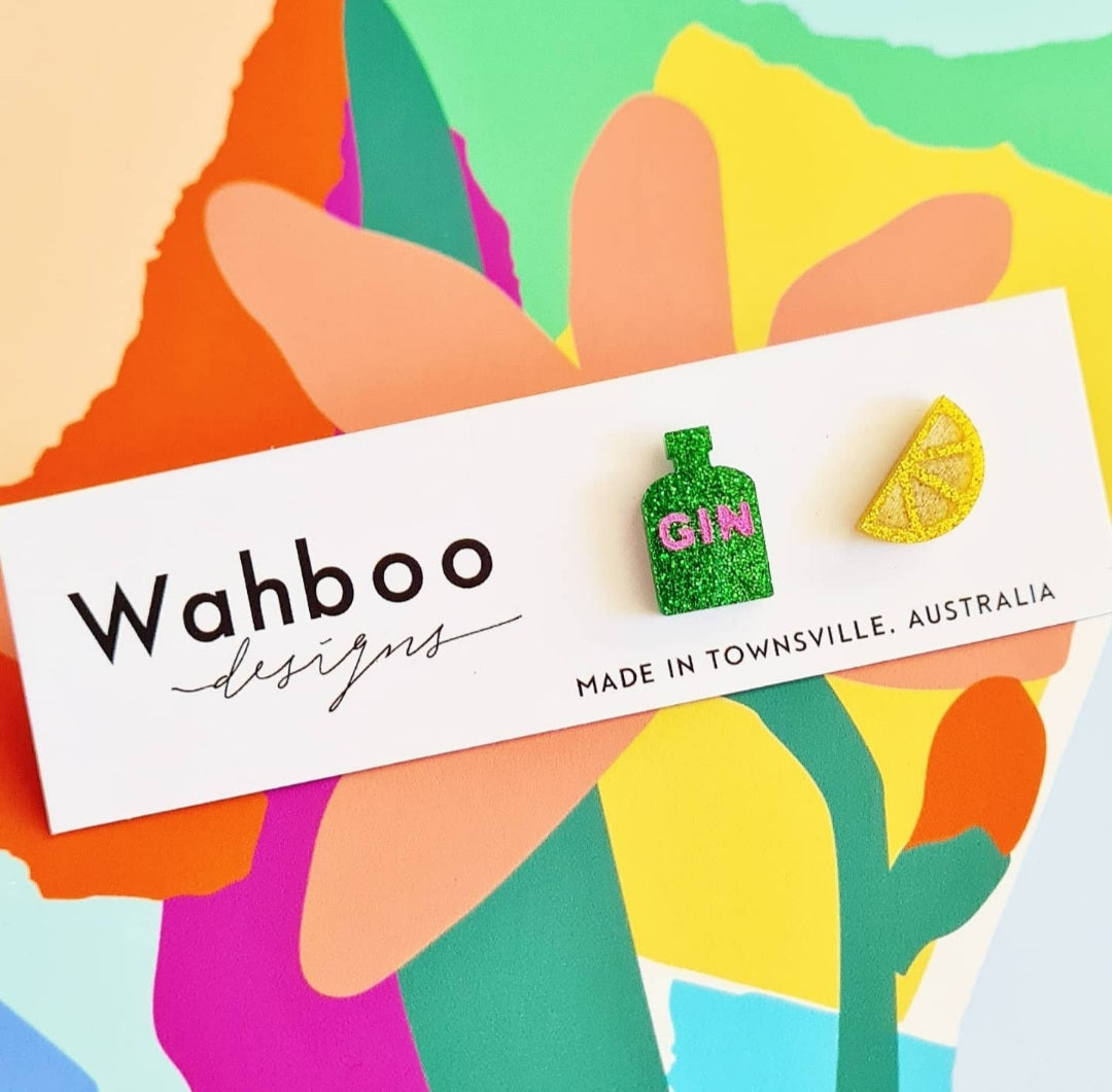 Gin Stud Earrings