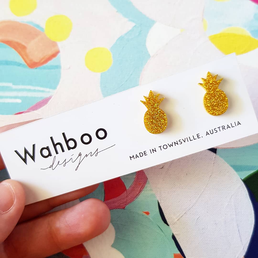 Pineapple Stud Earrings