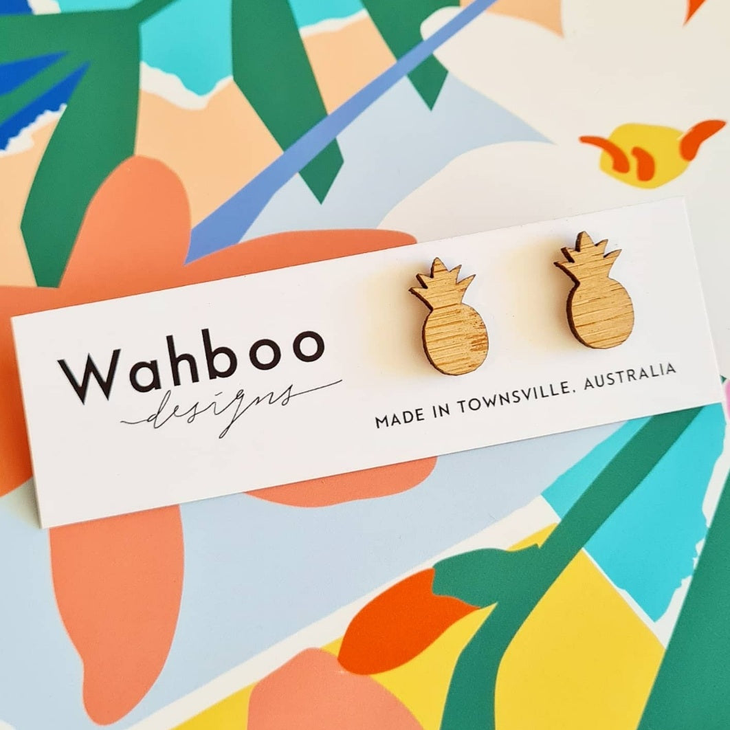 Pineapple Stud Earrings