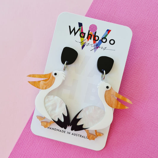 Pelican Dangle Earrings