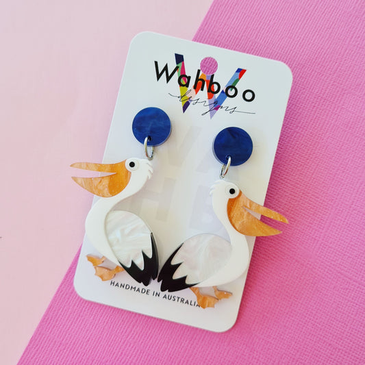 Pelican Dangle Earrings