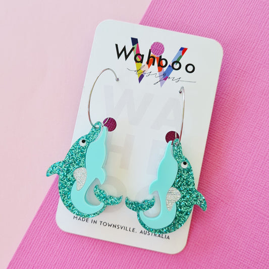 Dolphin Dangle Earrings