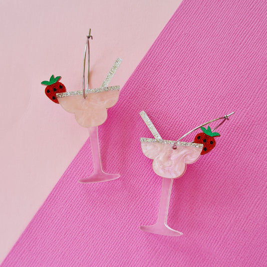 Margarita Cocktail Dangle Earrings