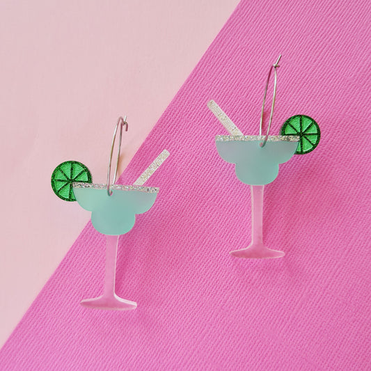 Margarita Cocktail Dangle Earrings
