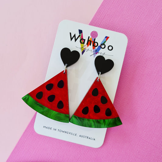 Watermelon Dangle Earrings