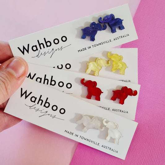 Elephant Stud Earrings
