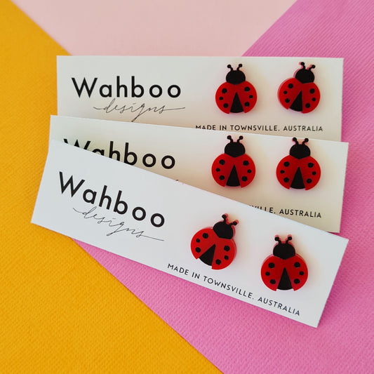 Ladybird Stud Earrings