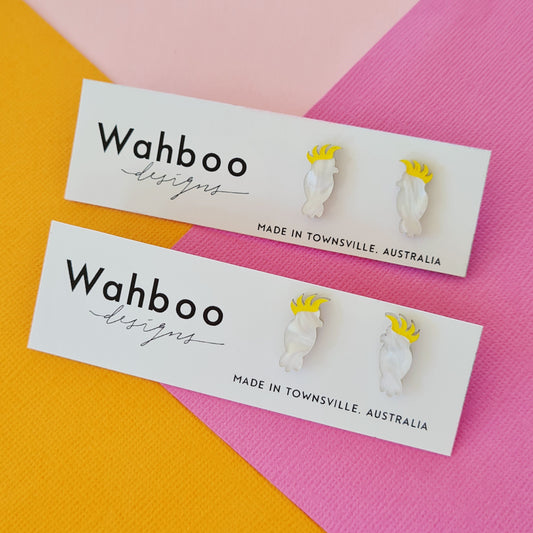 Cockatoo Stud Earrings