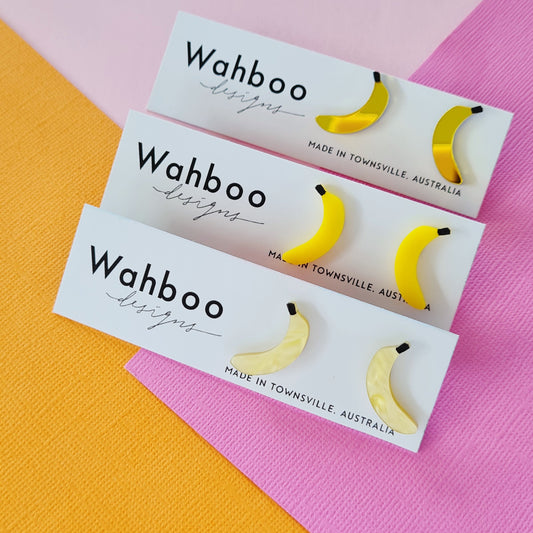 Banana Stud Earrings