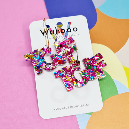 TGIF Dangle Earrings