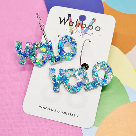 YOLO Dangle Earrings