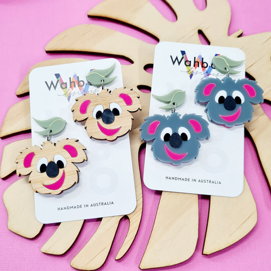 Koala Dangle Earrings