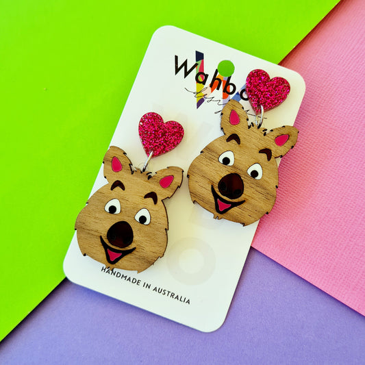 Quokka Dangle Earrings