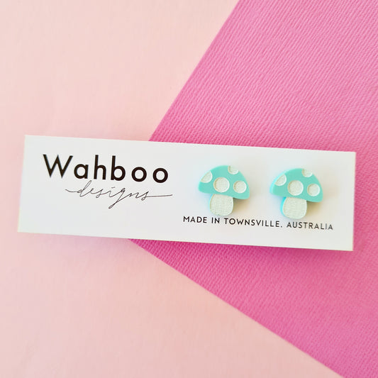 Mushroom Stud Earrings