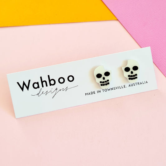Halloween Skull Stud Earrings